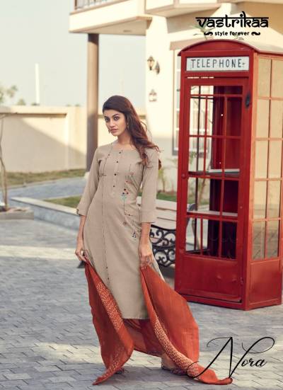 Nora By Vastrikaa Designer Readymade Kurti Pant With Dupatta Collection